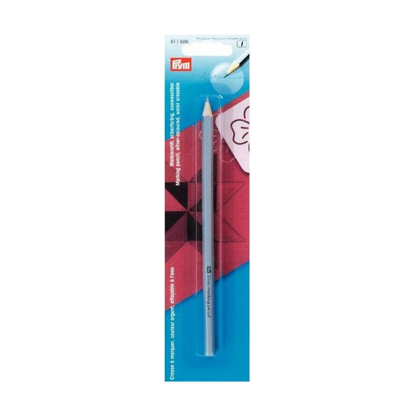 Matita per marcare, argento, delebile con acqua Prym cod. 611606