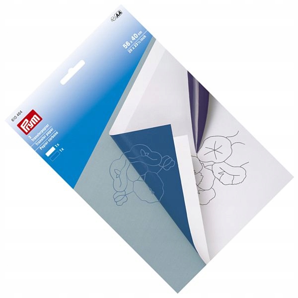 Carta per ricalco a mano blu e bianco Prym cod. 610464