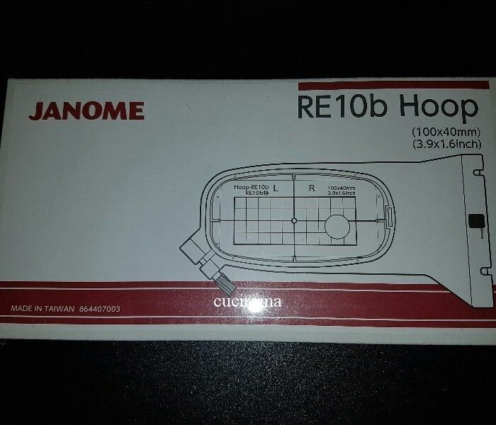 Telaio Janome RE 10b Hoop cod. J-864407003