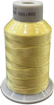 Filato per ricamo – 1000mt. – Giallo chiaro codice 601
