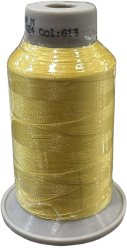 Filato per ricamo – 1000mt. – Giallo oro leggero codice 613