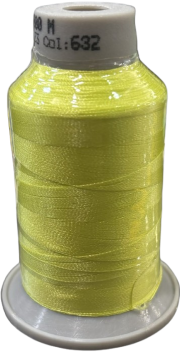 Filato per ricamo – 1000mt. – Giallo lime codice 632