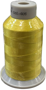 Filato per ricamo – 1000mt. – Giallo codice 605