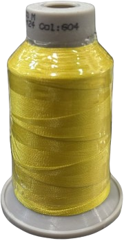 Filato per ricamo – 1000mt. – Giallo sole codice 604
