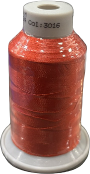 Filato per ricamo – 1000mt. – Rosso arancio codice 3016