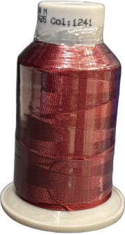 Filato per ricamo – 1000mt. – Rosso granata codice 1241