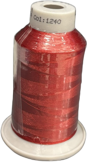 Filato per ricamo – 1000mt. – Rosso carminio codice 1240