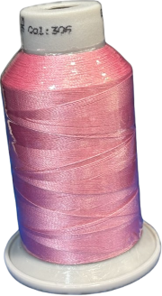 Filato per ricamo – 1000mt. – Rosa scuro codice 306