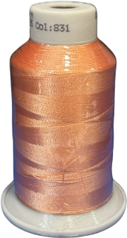 Filato per ricamo – 1000mt. – Arancione pesca codice 831