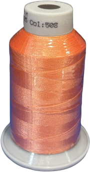 Filato per ricamo – 1000mt. – Arancione nectarina codice 508