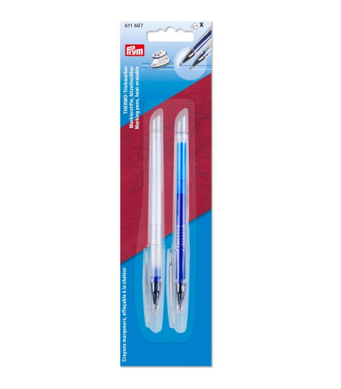 Set 2 penne per marcare cancellabili a caldo "Magic Markers Thermo" Prym cod. 611607