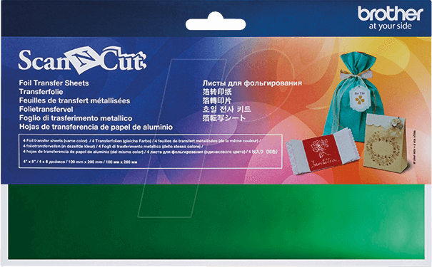 Fogli per foil verde Art.CAFTSGRN1