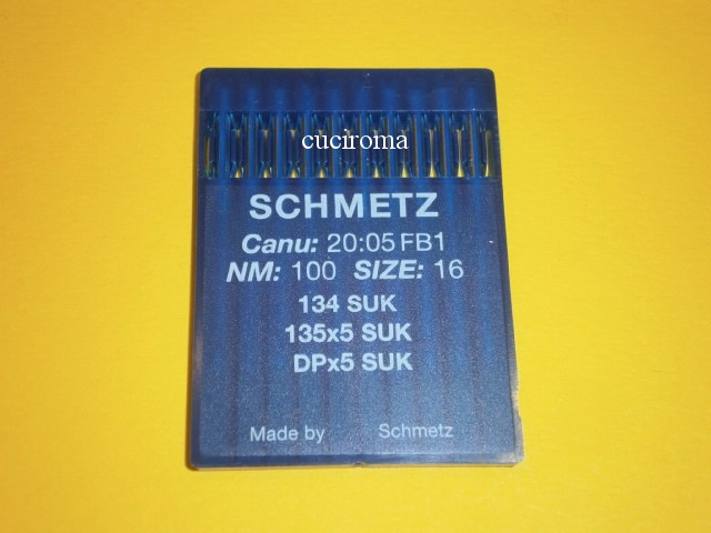 Aghi Schmetz 134R SUK n.100/16