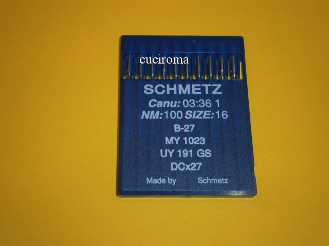 Aghi Schmetz B-27 n.100/16