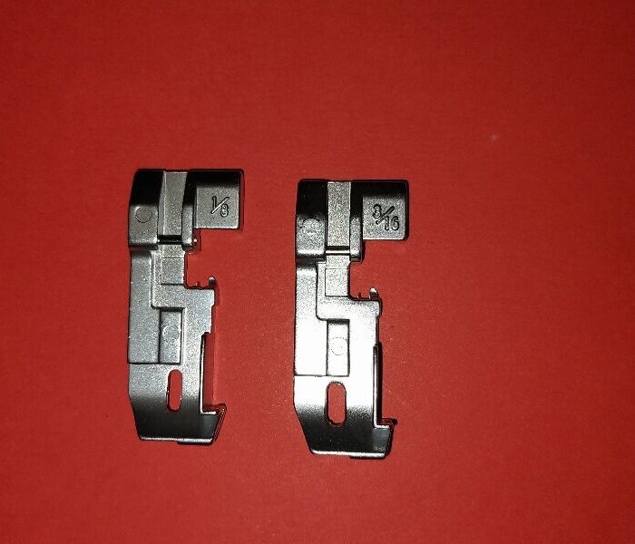 Piedini per tagliacuce Elna tubolari 1/8" e 3/16"