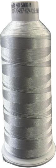 Filato per ricamo – 5000mt. – Grigio argento codice 3045