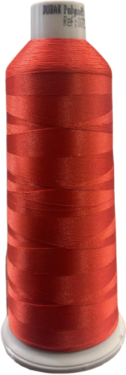 Filato per ricamo – 5000mt – Rosso arancio codice 3016