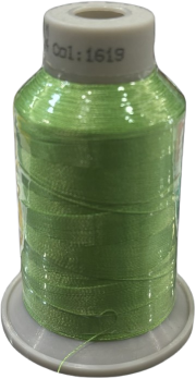 Filato per ricamo – 1000mt. – Verde acido scuro codice 1619