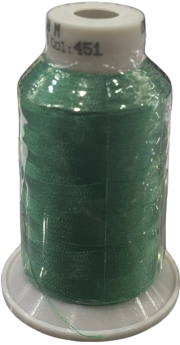 Filato per ricamo – 1000mt. – Verde pino codice 451