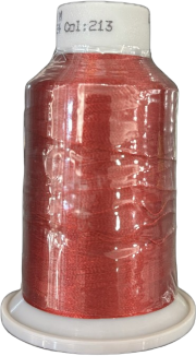 Filato per ricamo – 1000mt. – Rosso cliegia codice 213