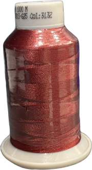 Filato per ricamo – 1000mt. – Rosso rubino codice 3132