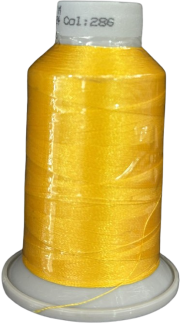 Filato per ricamo – 1000mt. – Giallo curcuma codice 286