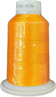 Filato per ricamo – 1000mt. – Arancione chiaro codice 3134