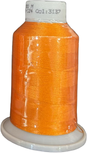 Filato per ricamo – 1000mt. – Arancione zucca codice 3137