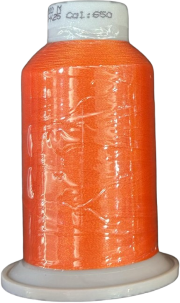 Filato per ricamo – 1000mt. – Arancione scuro codice 650