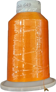 Filato per ricamo – 1000mt. – Arancione carota codice 649