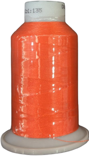 Filato per ricamo – 1000mt. – Arancione corallo codice 135