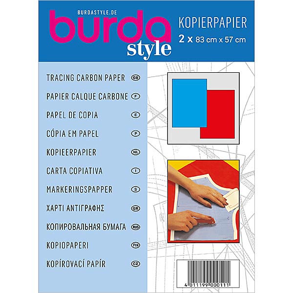 Carta copiativa Burda