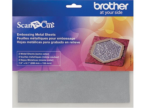 Fogli metallici argento per embossing Art. CAEBSSMS1